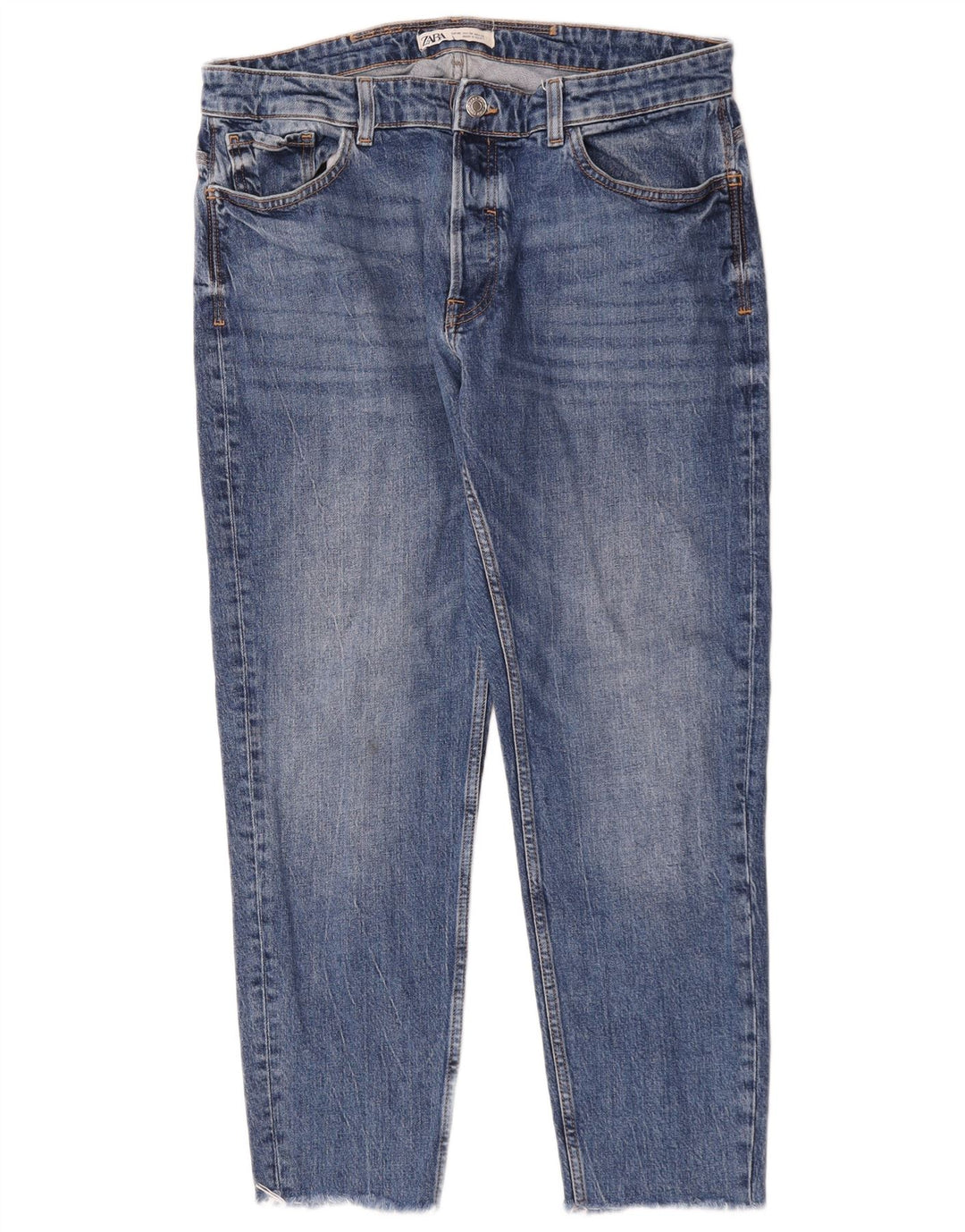 Jeans slim da uomo Zara EU 46 XL W36 L27 Blu