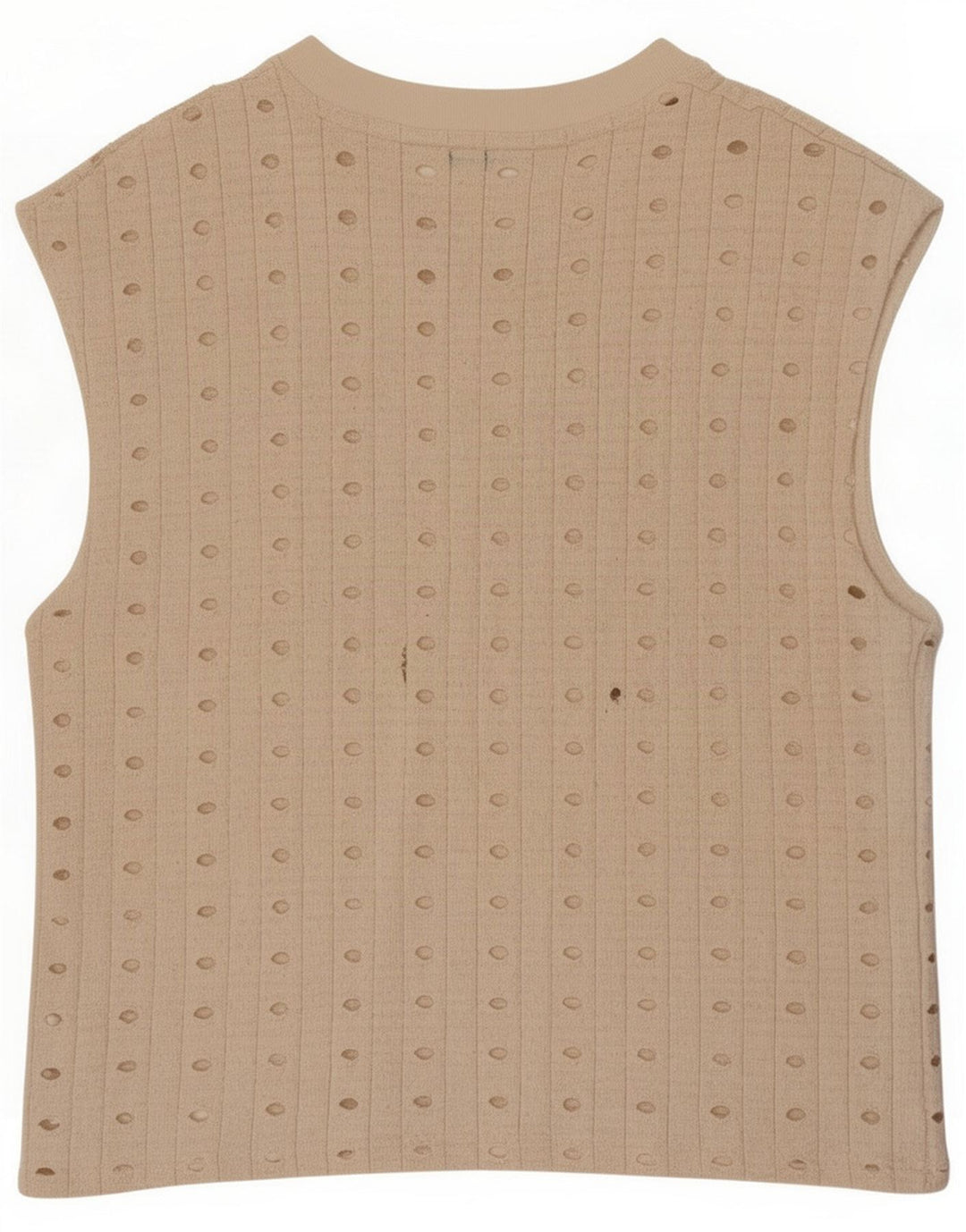 Zara Canotta da donna UK 14 Beige medio Poliestere