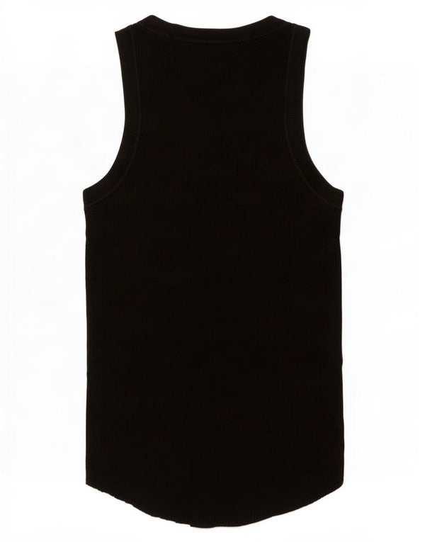 Canotta Zara da donna UK 12 media viscosa nera