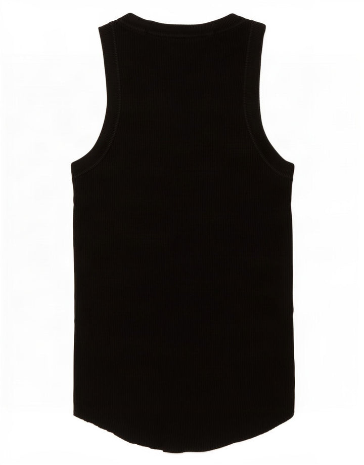 Canotta Zara da donna UK 12 media viscosa nera