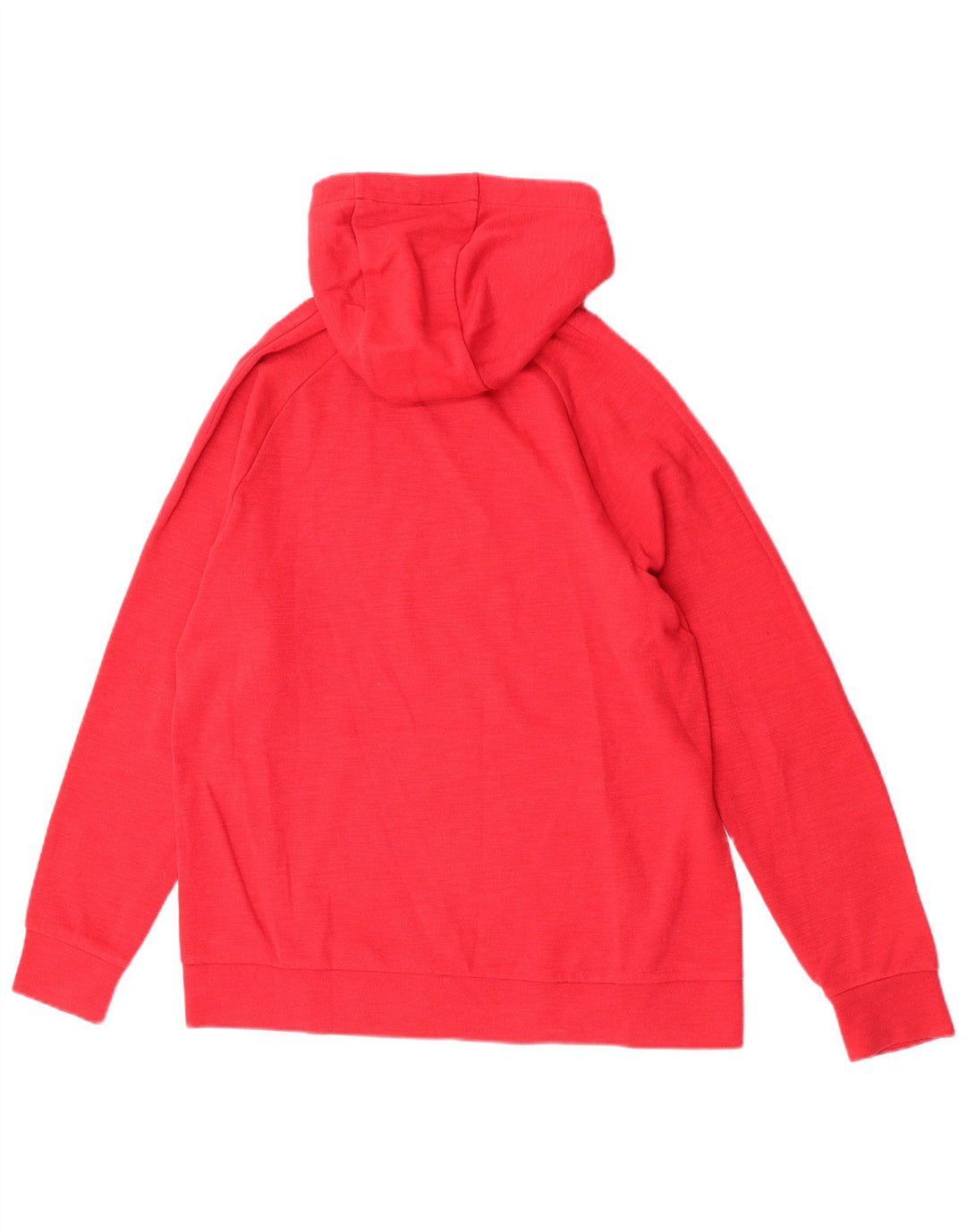 Felpa con cappuccio grafica Nike da uomo in cotone rosso medio
