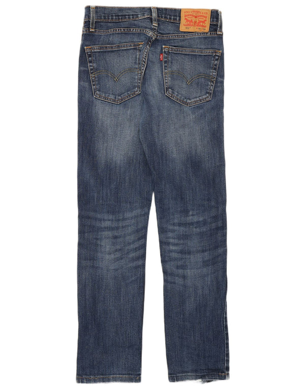 Jeans Levi's Uomo 511 Slim Distressed W30 L29 Cotone Blu