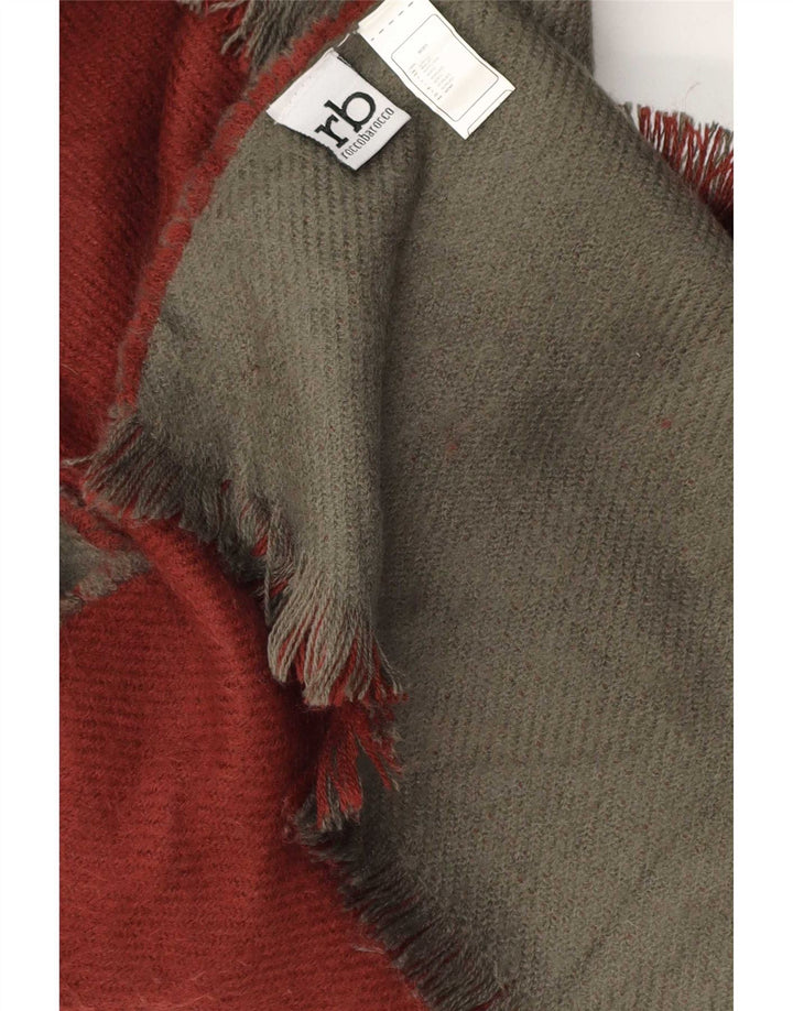 Cappotto poncho da donna Roccobarocco taglia unica bordeaux in acrilico