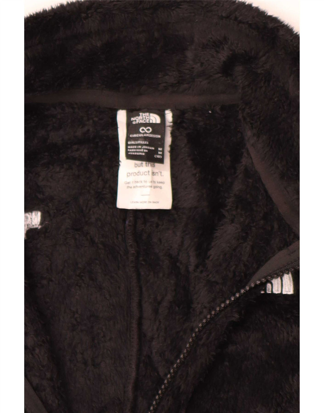 Giacca in pile da bambina The North Face 9-10 anni poliestere nero medio
