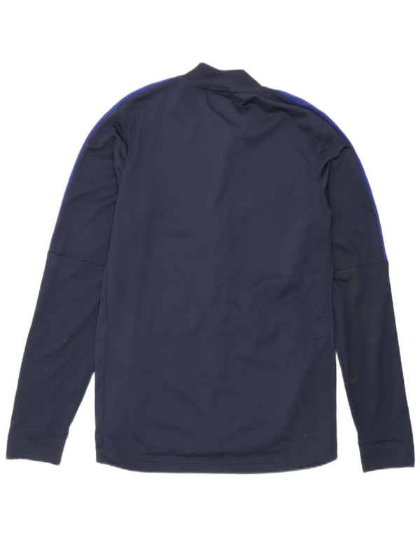 Giacca da ginnastica da uomo Nike Small, giacca sportiva in poliestere blu navy