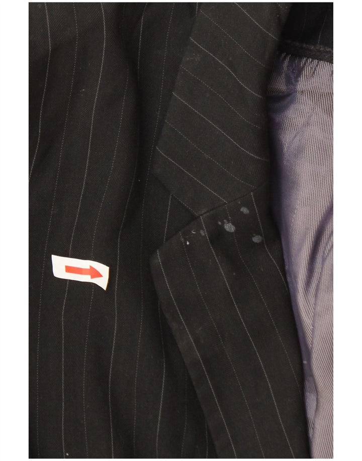 Giacca blazer a 1 bottone Marks & Spencer da donna UK 20 2XL Gessato grigio