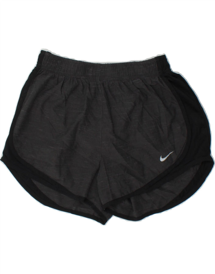 NIKE Womens Dri Fit Sport Shorts UK 8 Small Black Polyester Vintage Nike and Second-Hand Nike from Messina Hembry 