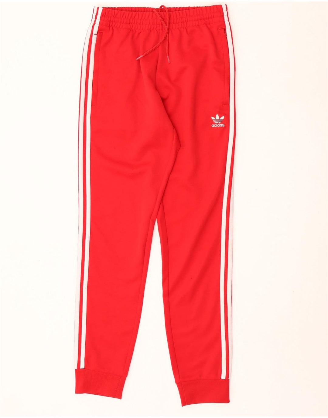 Pantaloni da tuta da uomo Adidas Joggers piccoli in poliestere rosso