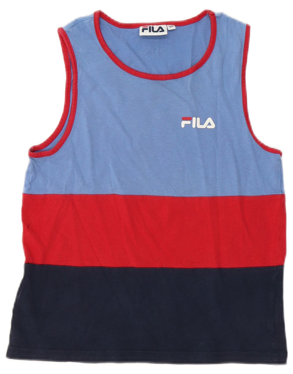 Canotta Fila da bambino, 7-8 anni, multicolore, color block