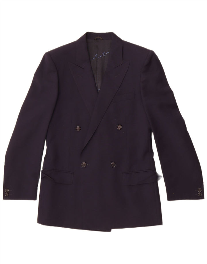 Giacca blazer doppiopetto da uomo Pierre Cardin UK 36 Small Blu Navy