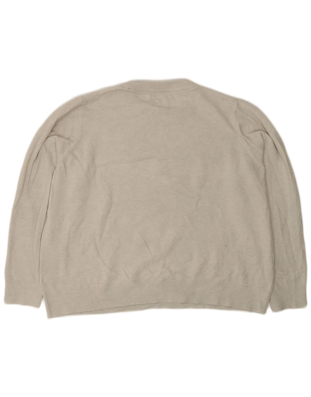 Maglione maglione girocollo da uomo Marks & Spencer XL grigio poliestere