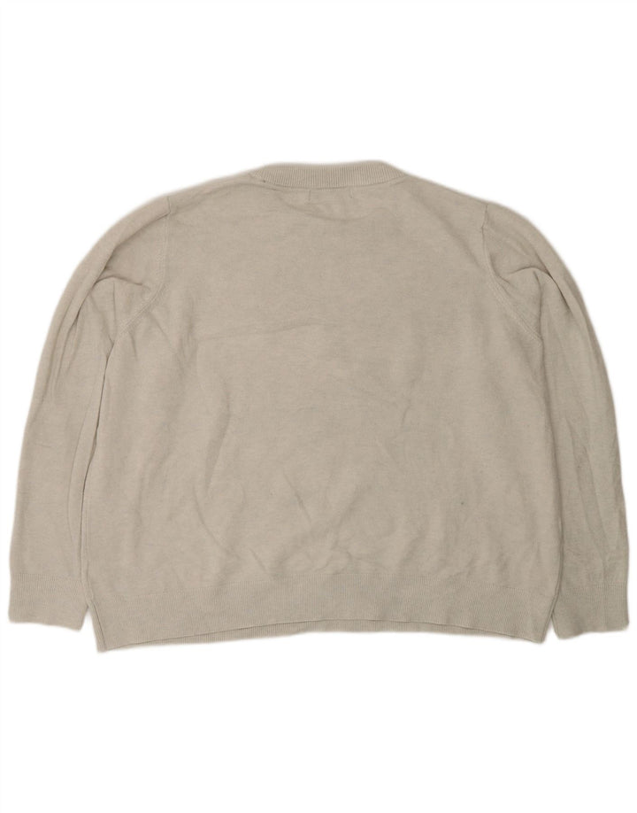 Maglione maglione girocollo da uomo Marks & Spencer XL grigio poliestere