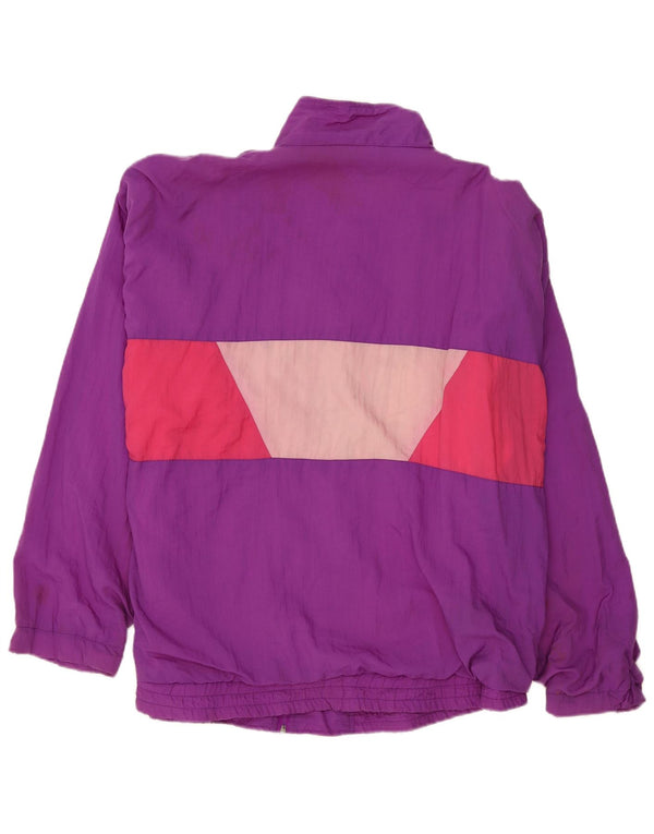 Active Giacca da tuta da uomo 2XL Viola Colourblock Poliestere