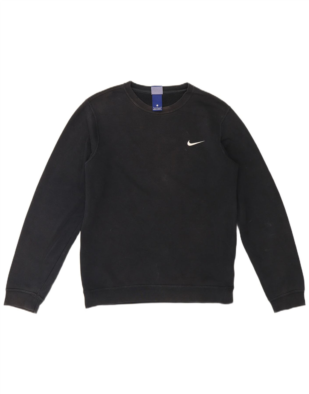 Felpa Nike Uomo Maglione Piccolo Cotone Nero
