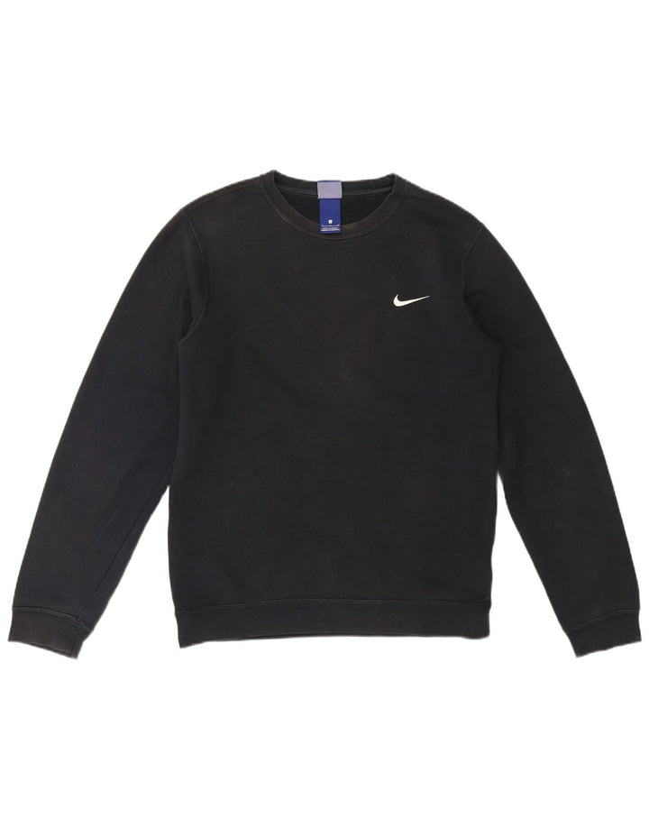 Felpa Nike Uomo Maglione Piccolo Cotone Nero