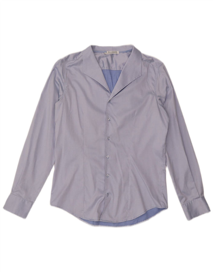 Camicia da donna NARACAMICIE UK 16 grande cotone blu