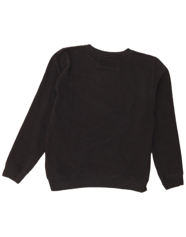 Felpa grafica da uomo Replay, maglione medio nero
