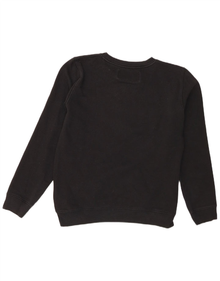 Felpa grafica da uomo Replay, maglione medio nero