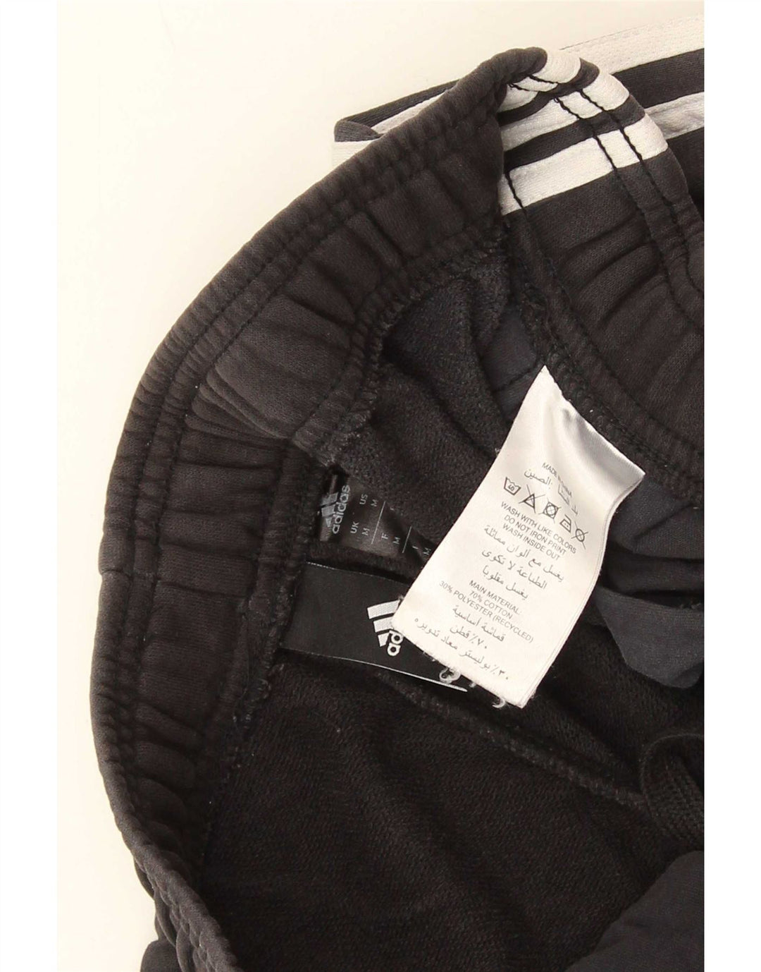 Pantaloncini sportivi da uomo Adidas in cotone grigio medio