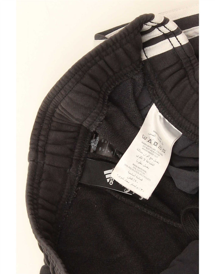 Pantaloncini sportivi da uomo Adidas in cotone grigio medio