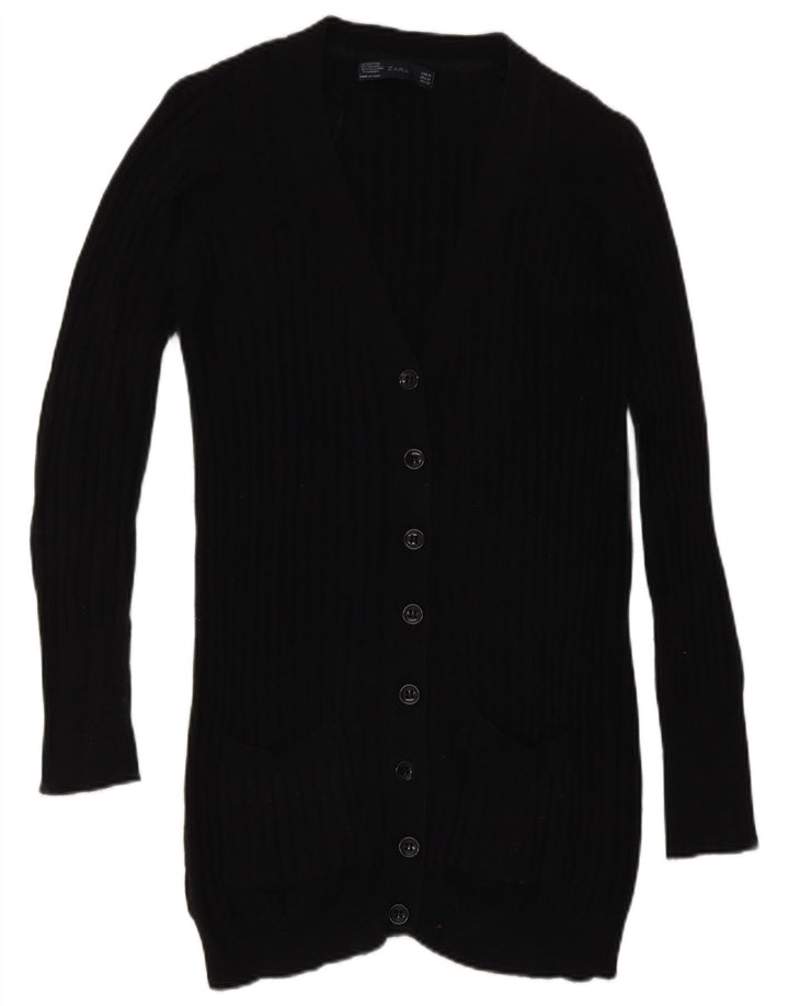 Maglione cardigan da donna Zara UK 12 medio nero