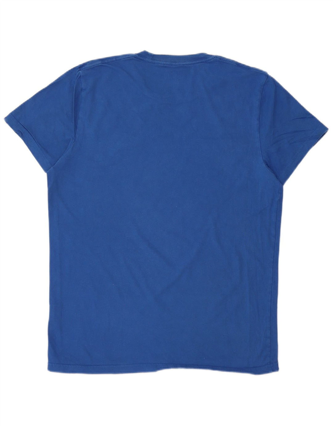 T-shirt da uomo HOLLISTER Top in cotone blu medio