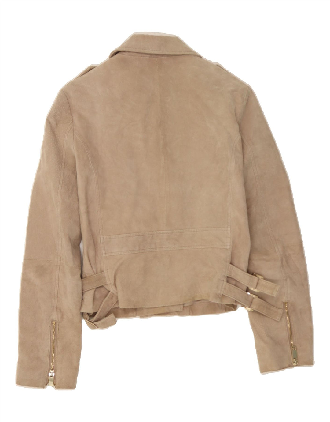 CONBIPEL Womens Military Bomber Jacket IT 44 Medium Beige Biker Vintage Conbipel and Second-Hand Conbipel from Messina Hembry 