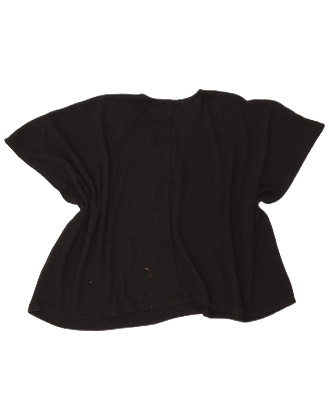 Top in camicetta poncho da donna Zara UK 14 viscosa nera media