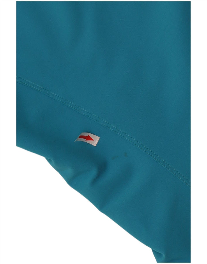 Giacca a vento con cappuccio da donna Patagonia UK 14 poliestere turchese medio