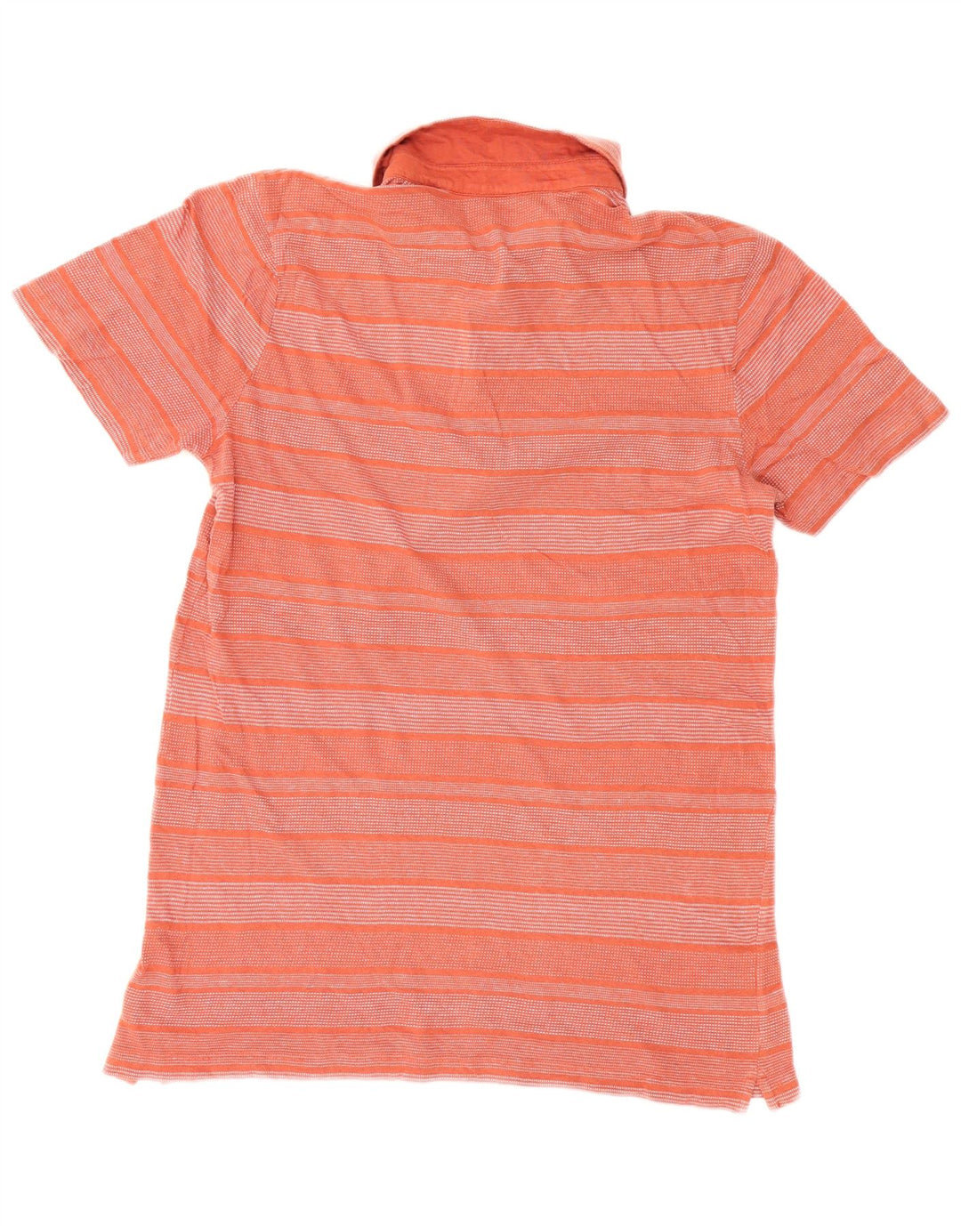 Polo da uomo French Connection grande in cotone a righe arancioni