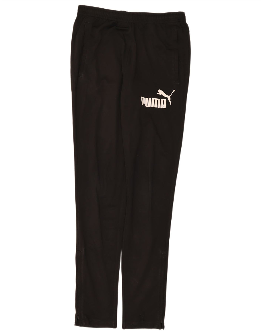 Pantaloni da tuta con grafica Puma da uomo piccoli in poliestere nero