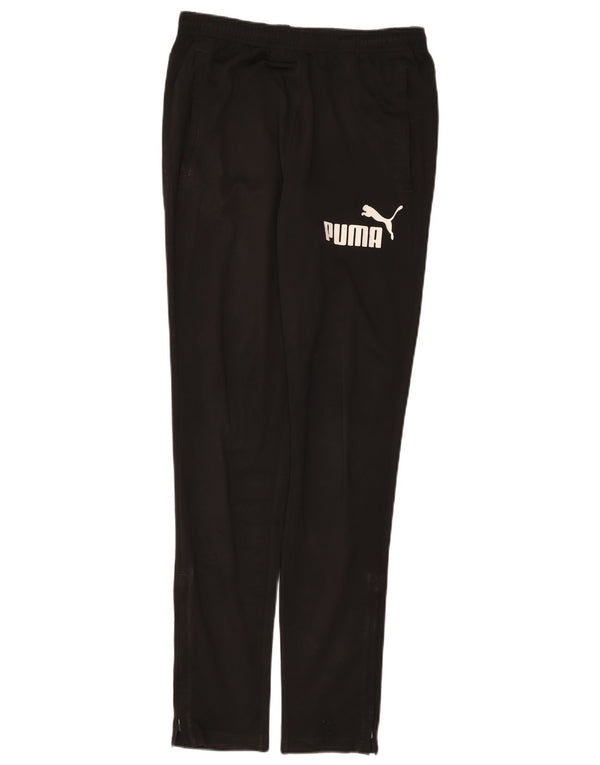 Pantaloni da tuta con grafica Puma da uomo piccoli in poliestere nero