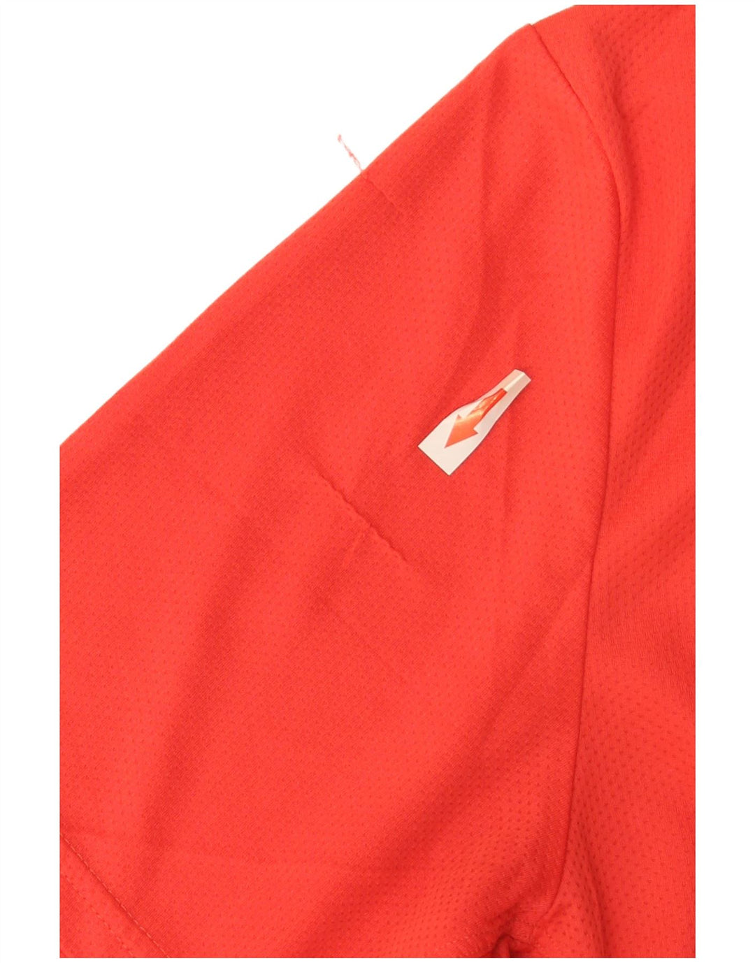 Polo Adidas da uomo grande rossa in poliestere