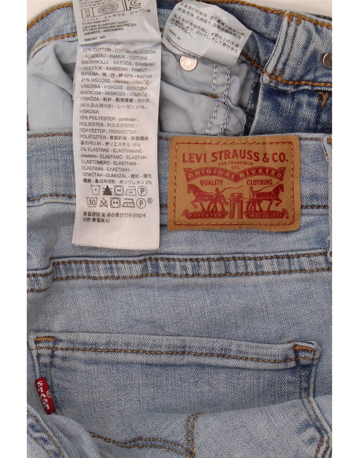 Jeans dritti modellanti da donna Levi's 314 W32 L30 cotone blu