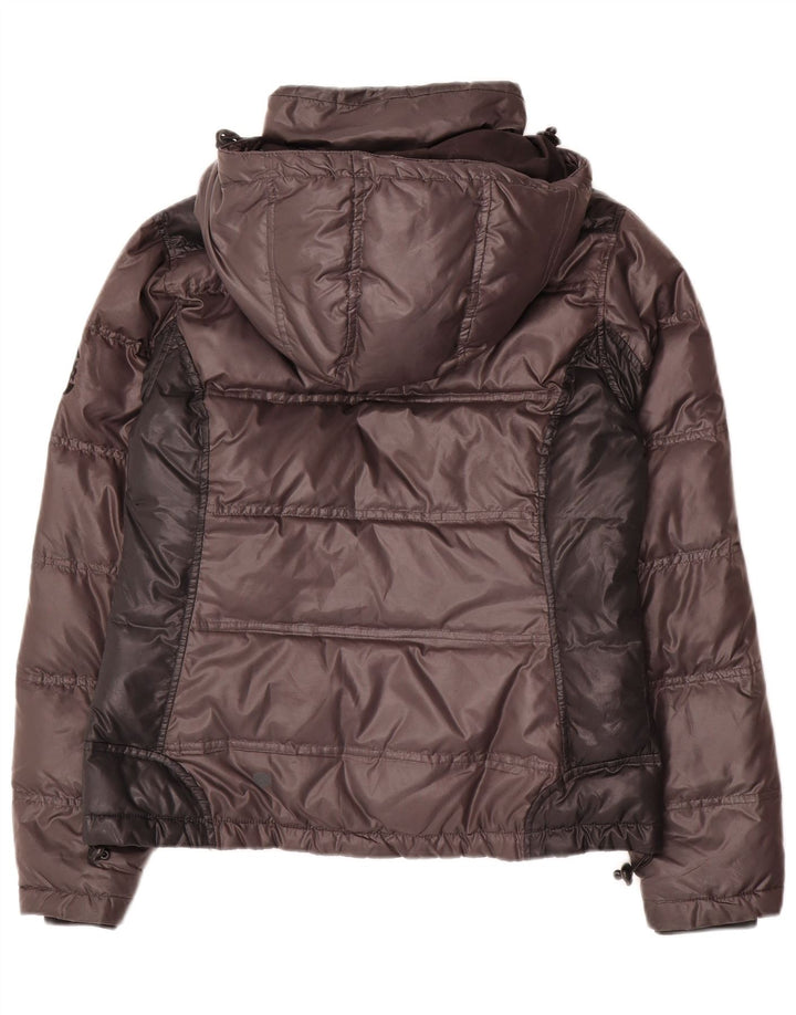 Giacca imbottita da donna Conte of Florence IT 44 Colorblock marrone medio