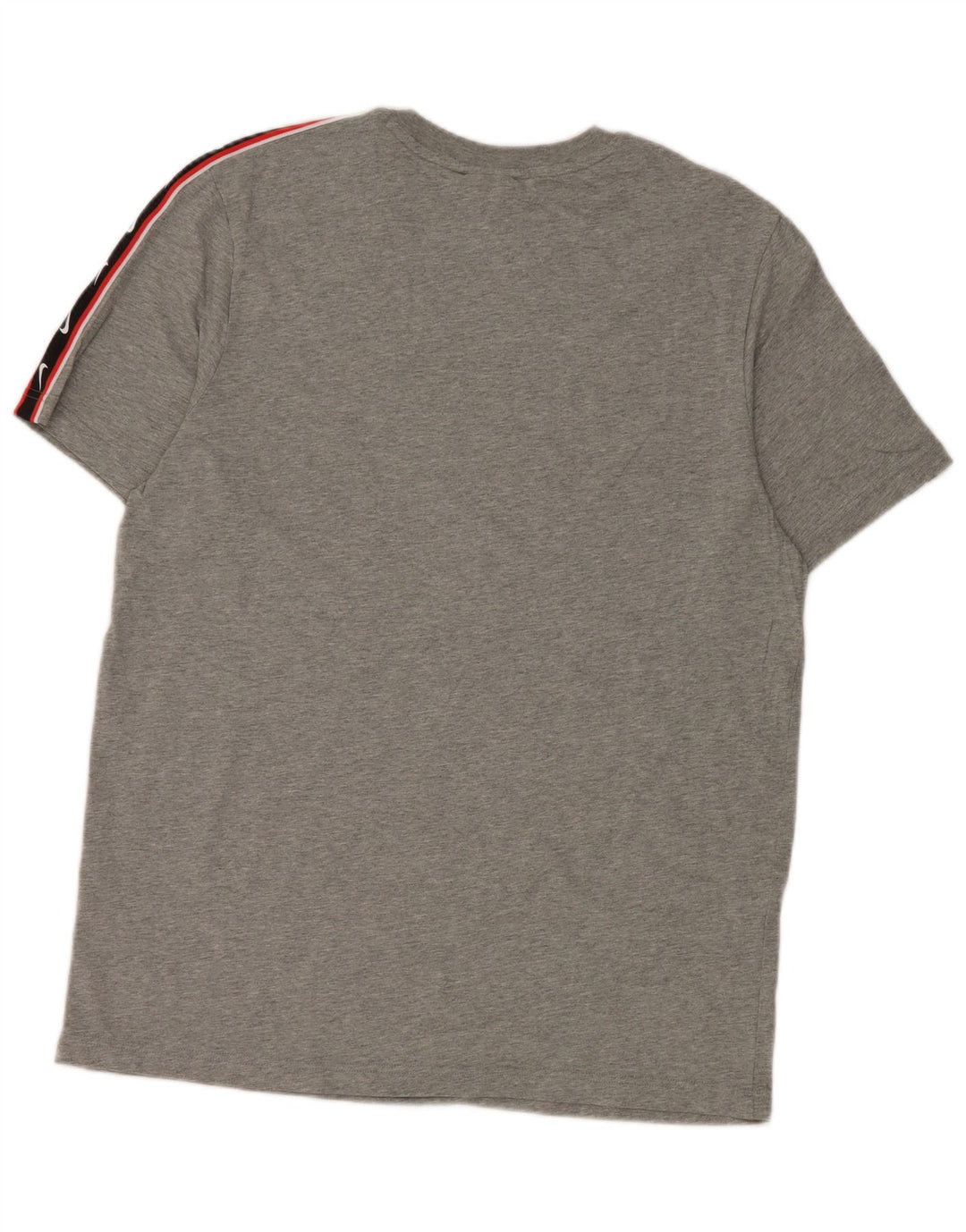 T-shirt grafica da uomo Nike Top Large in cotone color block grigio