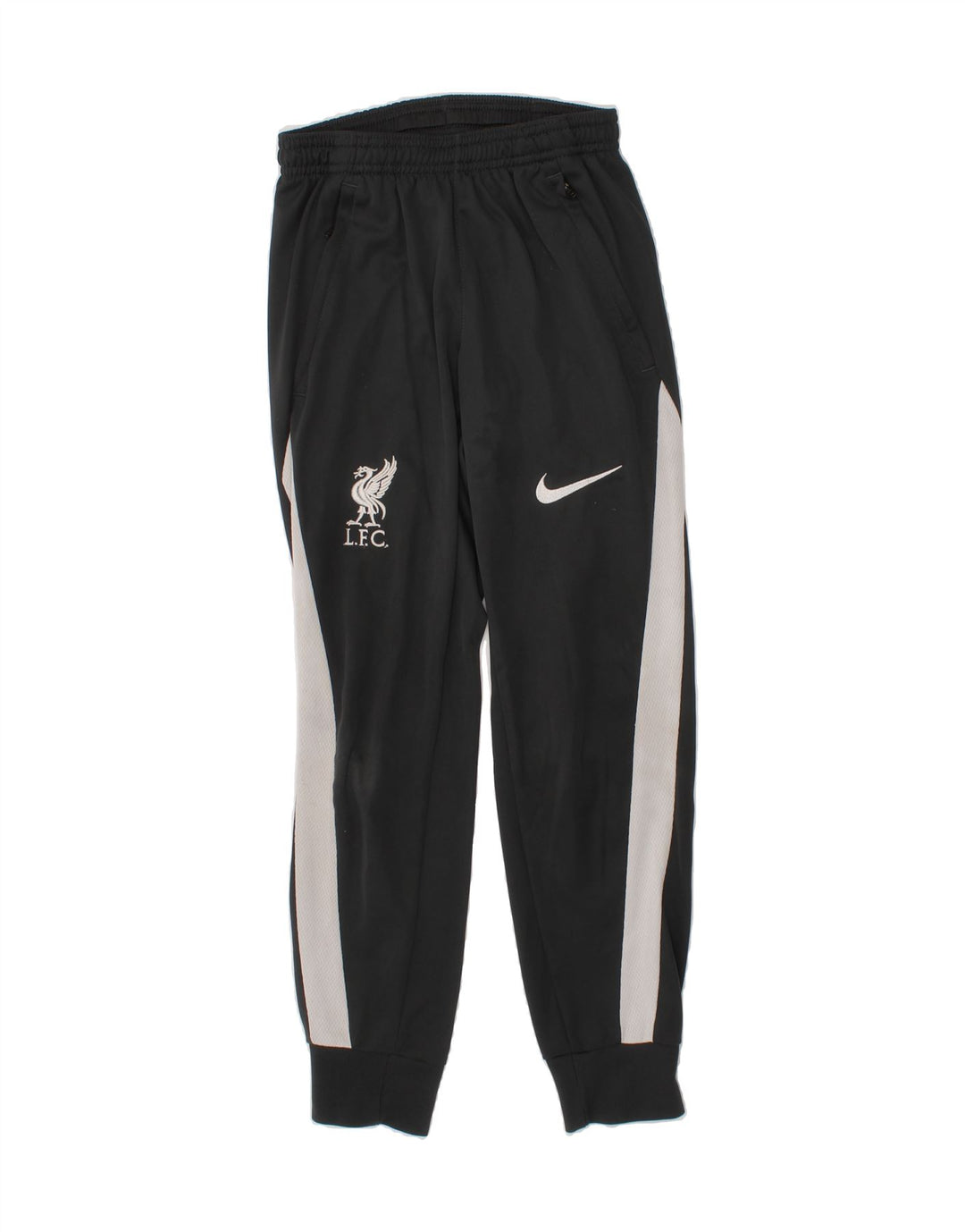 NIKE Boys Liverpool Tracksuit Trousers Joggers 8-9 Years Small  Grey Vintage Nike and Second-Hand Nike from Messina Hembry 