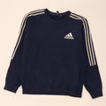 Felpa da uomo Adidas maglione grande blu navy