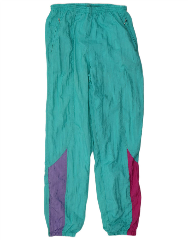 Pantaloni da tuta da uomo Diadora Large Turchese Colourblock in poliammide