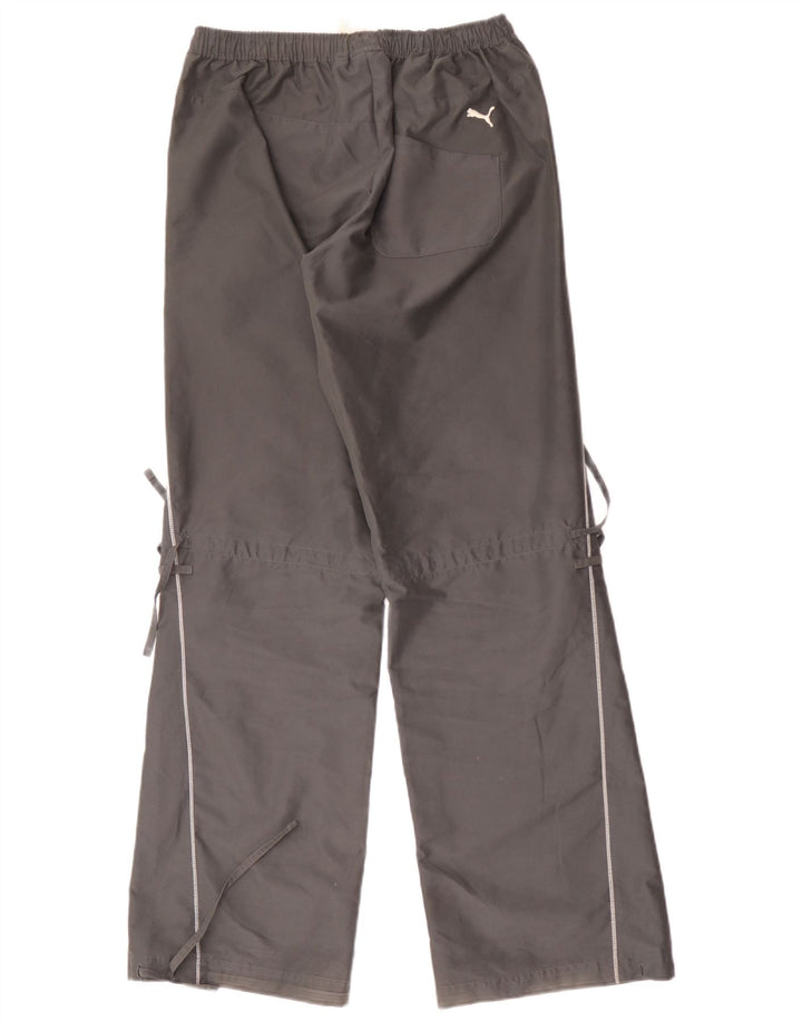 Pantaloni della tuta da donna Puma UK 10 Small Grigio Poliestere
