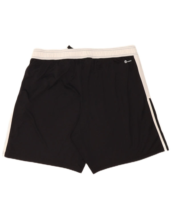 Pantaloncini sportivi Adidas Aeroready da uomo 2XL Poliestere color block nero