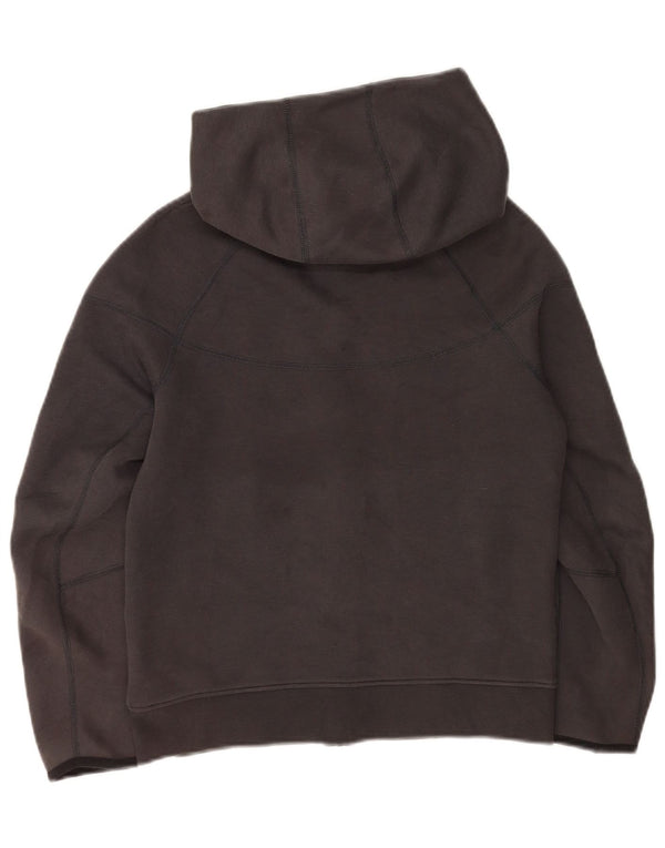 Felpa con cappuccio e zip Nike da ragazzo, 12-13 anni, grande, in cotone grigio