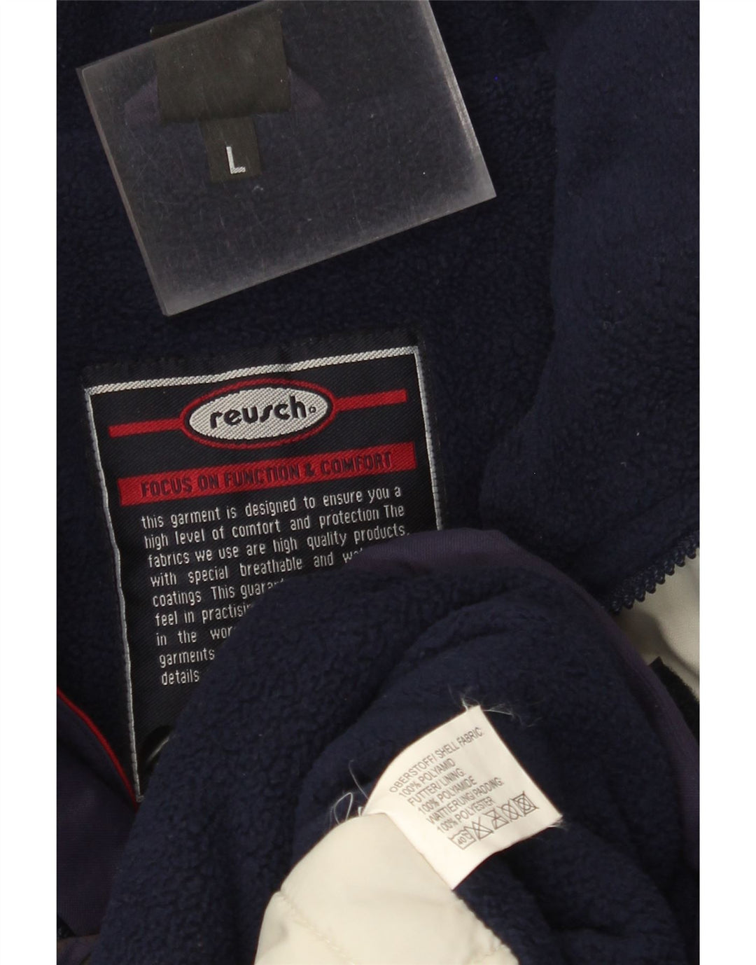 Giacca a vento da uomo Reusch UK 40 Large Blu Navy in poliammide