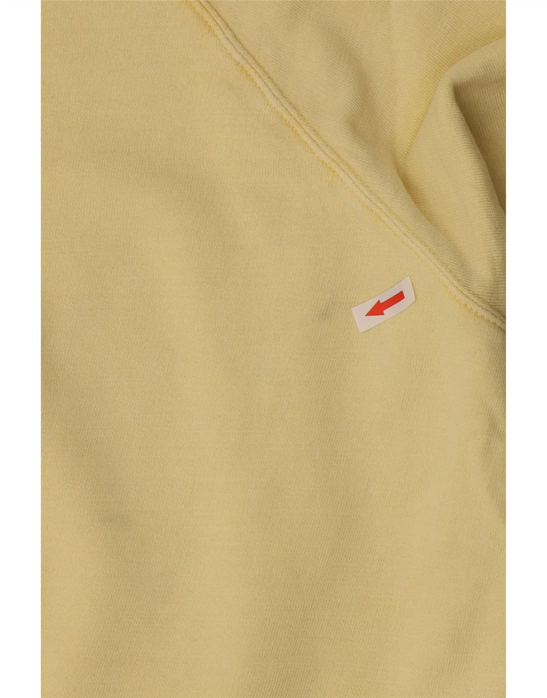 Felpa oversize da donna Marks & Spencer UK 18 XL cotone giallo