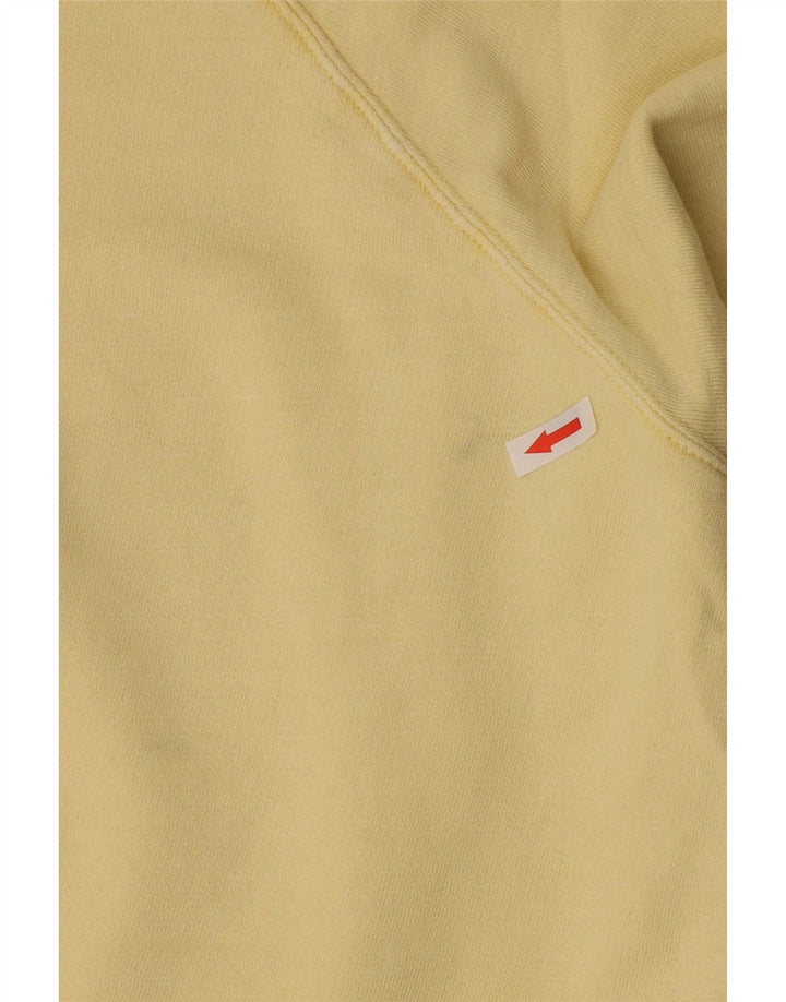 Felpa oversize da donna Marks & Spencer UK 18 XL cotone giallo
