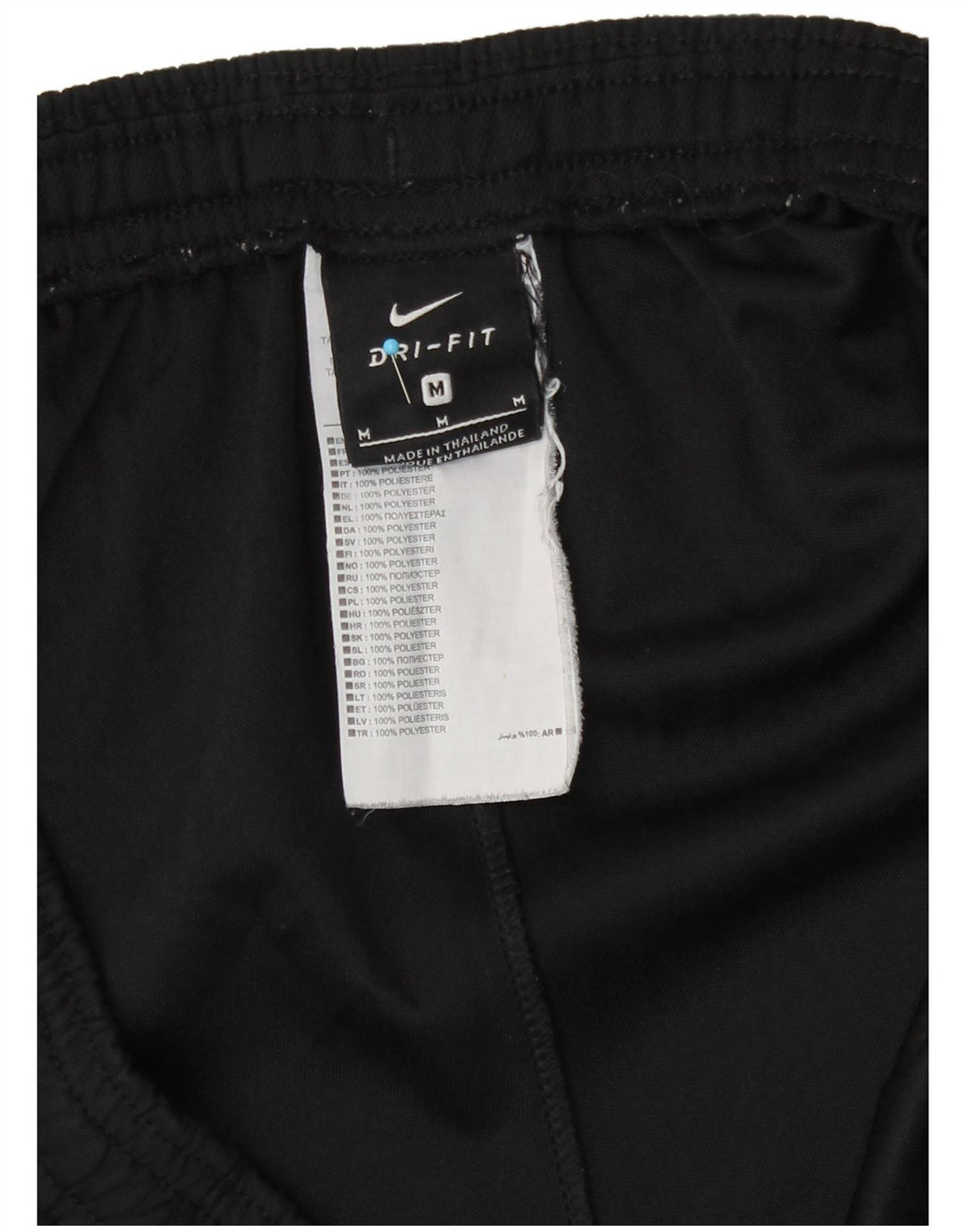 Pantaloni da tuta Nike da uomo, colore medio, nero, poliestere sportivo