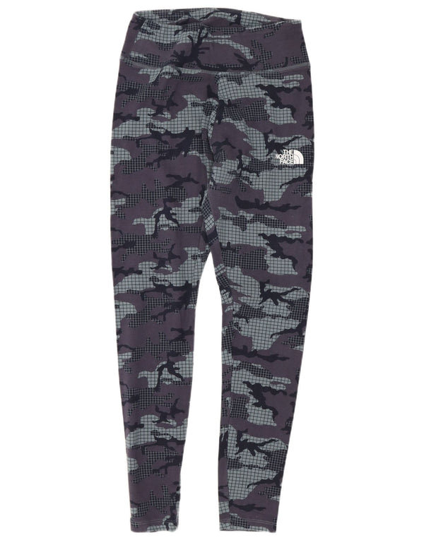 Leggings da donna The North Face UK 12 medio cotone mimetico blu navy
