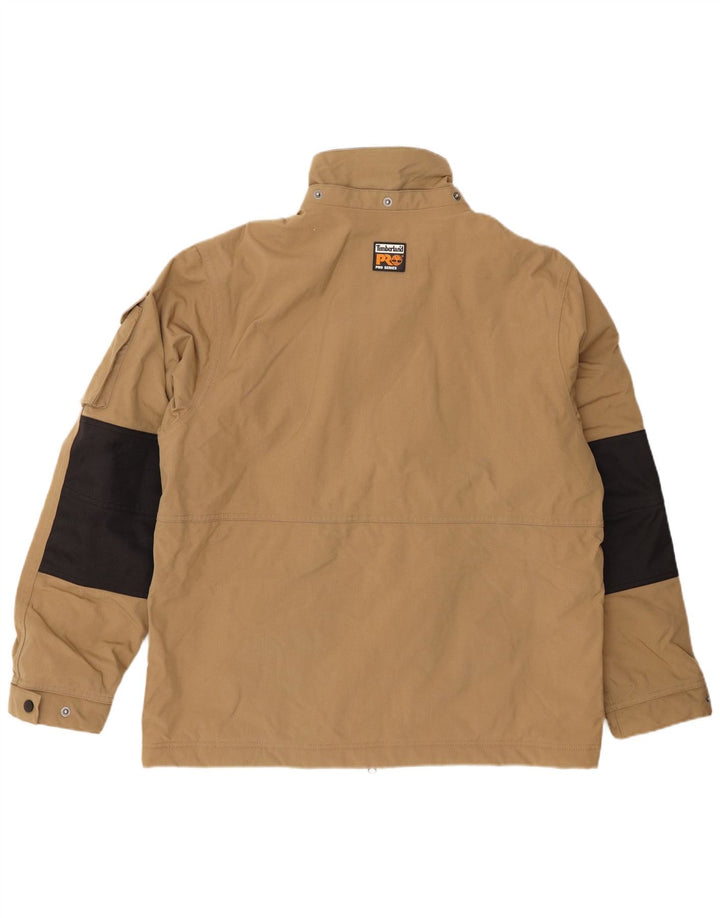 Giubbotto bomber da uomo Timberland UK 40 Large Beige Colourblock in poliammide