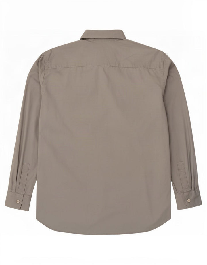 Camicia Uomo Gas Large in Cotone Grigio