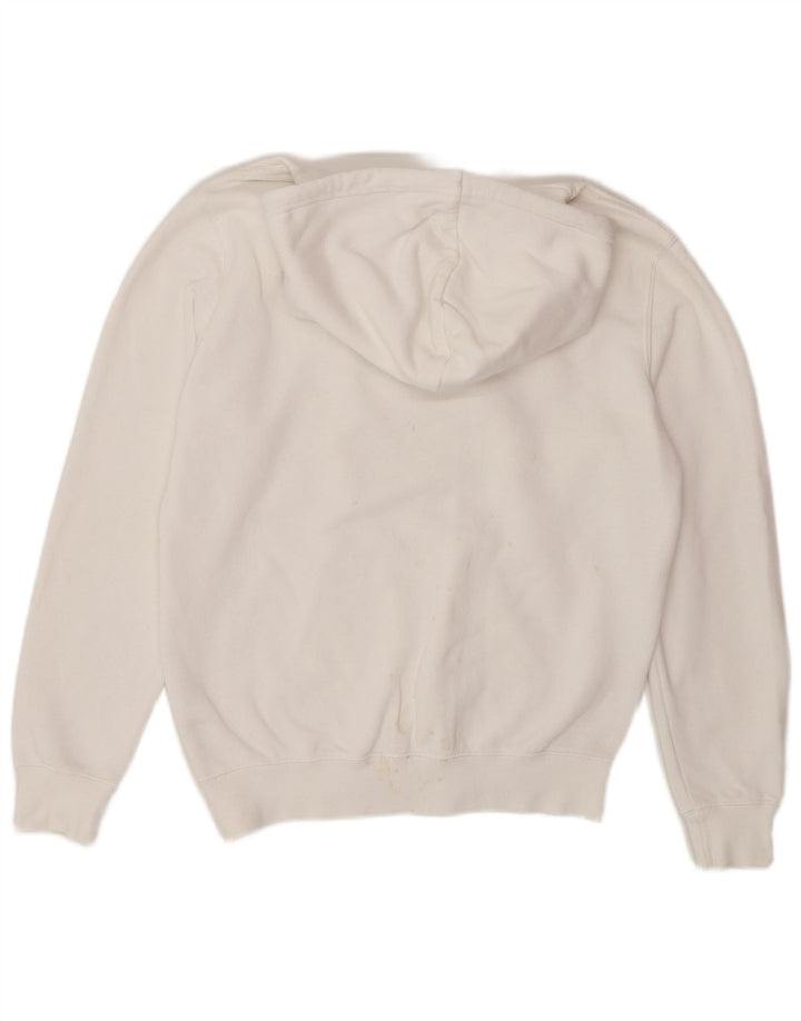 Felpa con cappuccio da uomo Champion piccola in cotone bianco